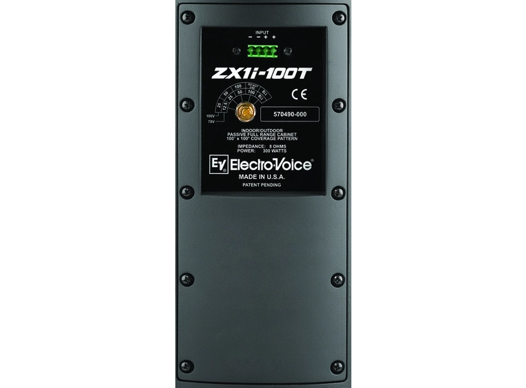 Electro-Voice ZX-1I-100 Passiv Høyttaler 8" 100W 100V Sort 